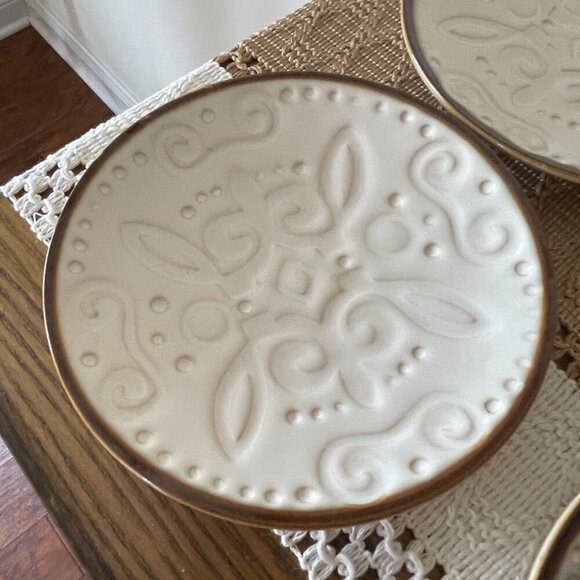 SET OF 4 ARTESIA APPETIZER PLATES - Picture 3 of 7